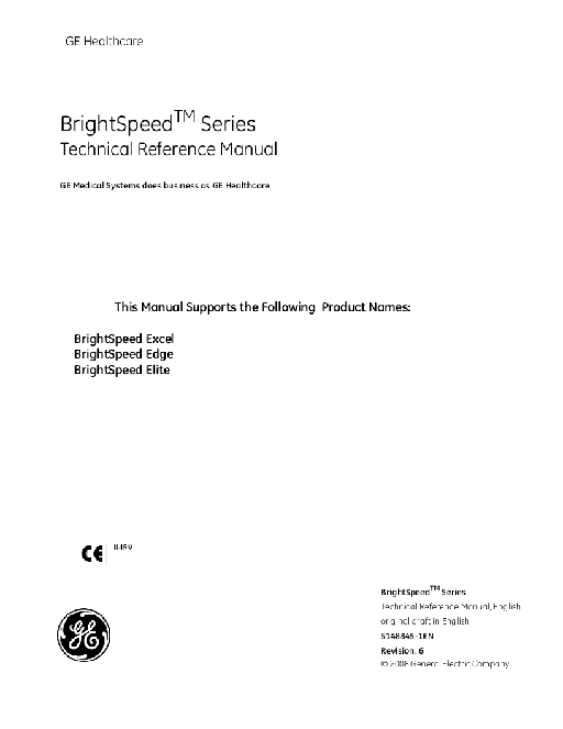 CT Brightspeed Technical Reference Manual