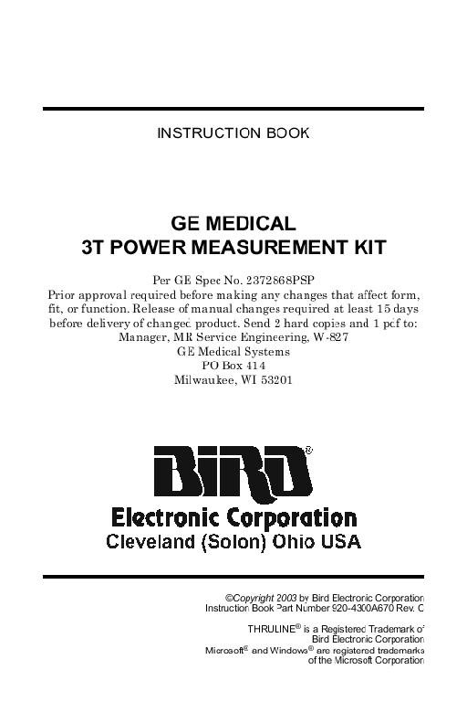 3T Power measurement kit